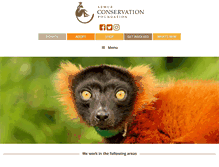 Tablet Screenshot of lemurreserve.org